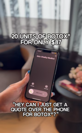 botox price